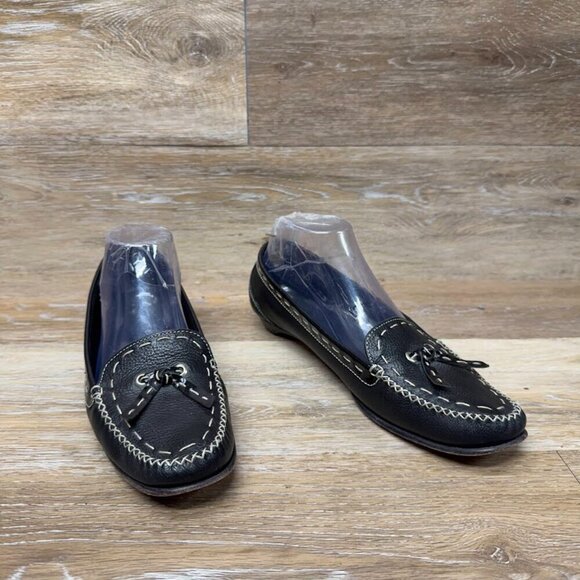 Cole Haan Black Leather Loafers Women's Size 9 - Picture 6 of 7